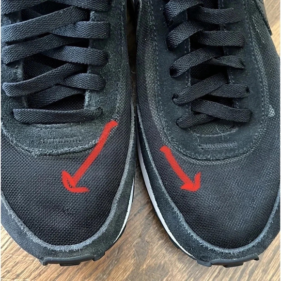 Nike Waffle One Black and White Sneakers Men’s size 8 - Picture 12 of 15